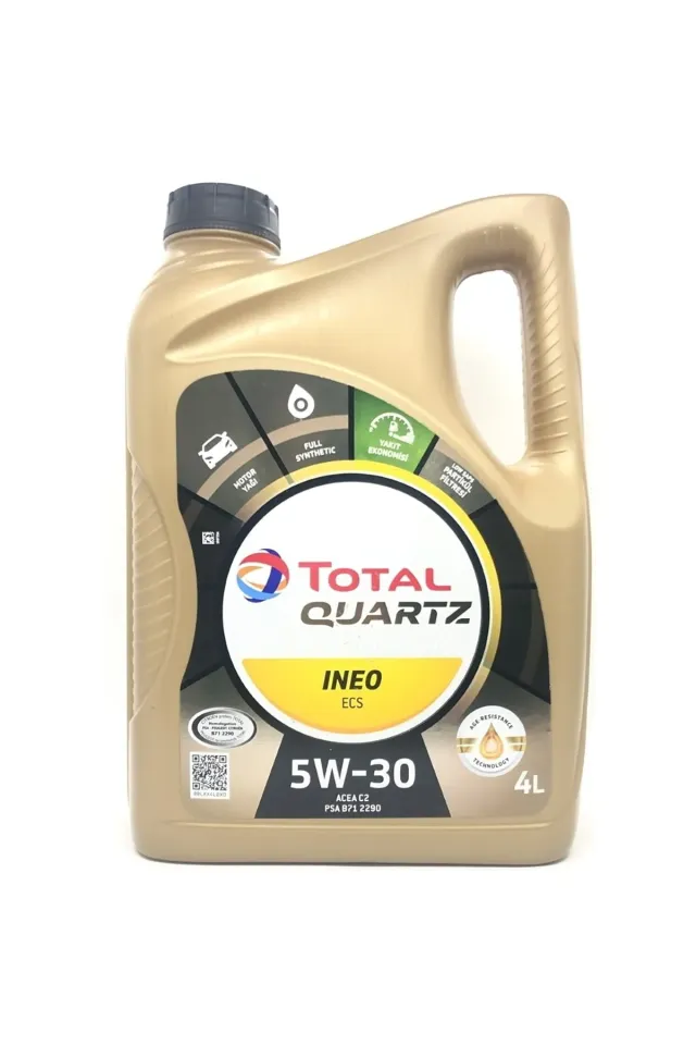 TOTAL Quartz İneo ECS 5W30 4lt Motor Yağı Partiküllü Psa Onaylı Acea C2