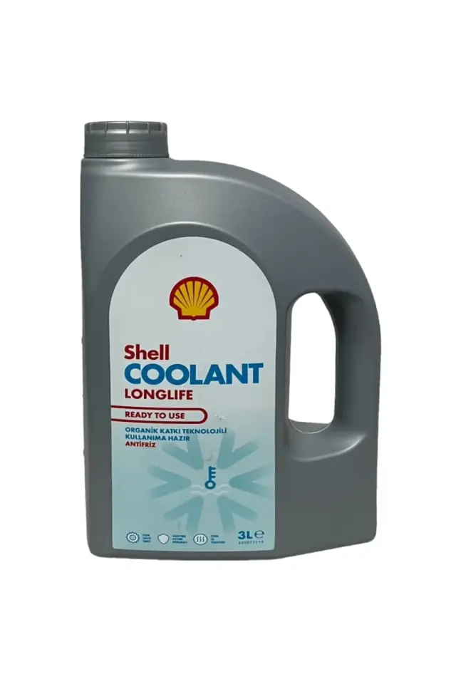 Shell Antifriz Coolant LongLife 3 Lt Kırmızı (KULLANIMA HAZIR)