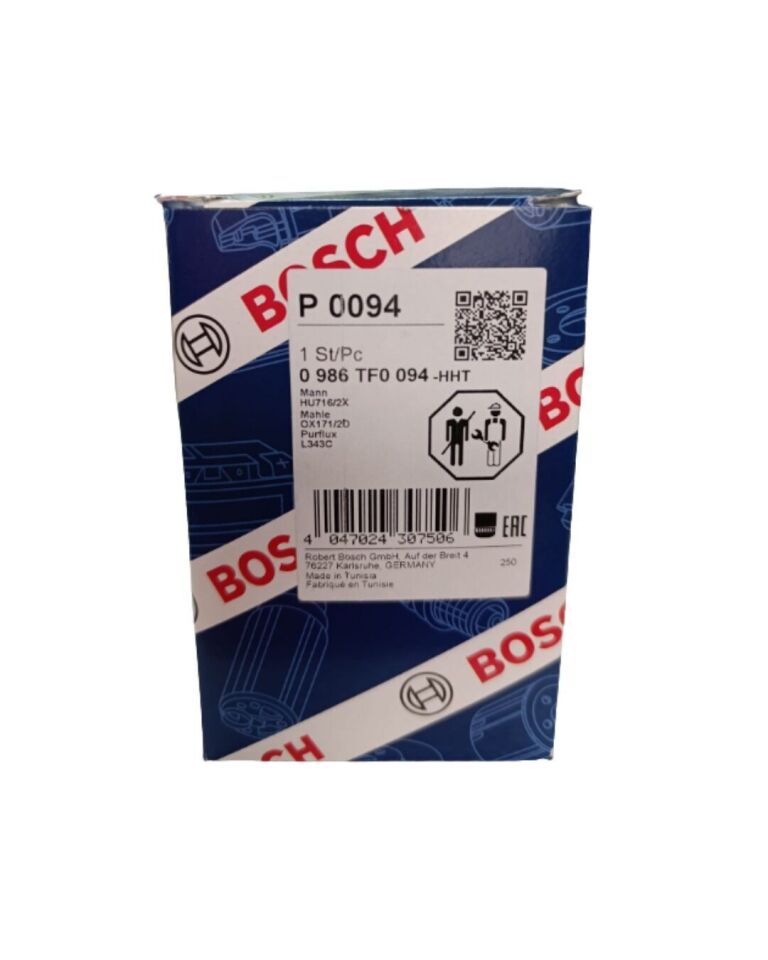 Peugeot 307 1.4 ve 1.6 Hdi Yağ Filtresi (BOSCH)