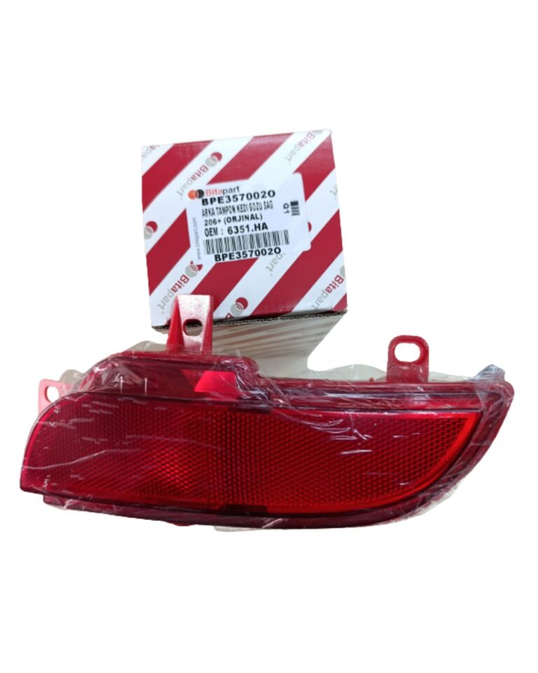 Peugeot 206+ Arka Tampon Kedigözü(Reflektör) Sağ (ORJİNAL İÇERİK)